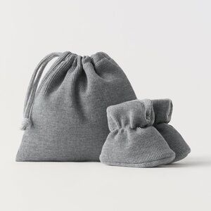 ZARA KNIT BOOTIES